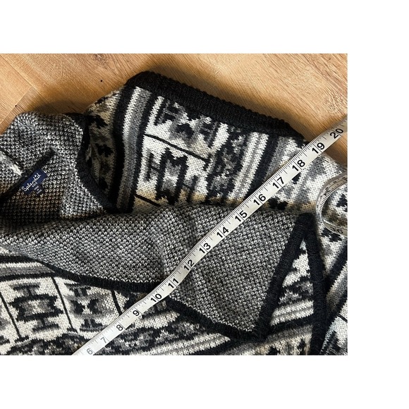 Splendid Longline Sweater Vest Size XS/S Southwestern Totem Aztec Wool Mohair - Picture 4 of 10